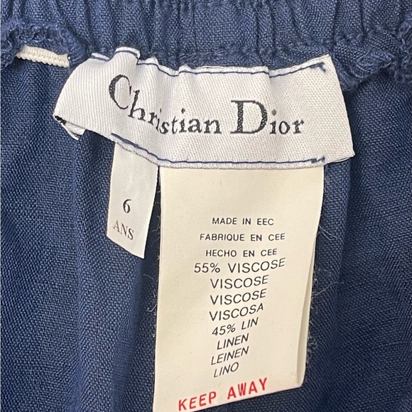 Christian Dior Boy Navy blue Shorts size 6 - Picture 5 of 7